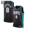 Memphis Grizzlies Jaren Jackson JR Nike 2025-26 Classic Edition Musta Lasten Pelipaidat Swingman